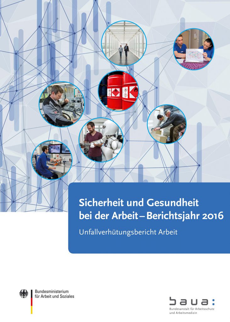 Deutlich mehr Berufskrankheiten anerkannt / Bericht "Sicherheit und Gesundheit bei der Arbeit - Berichtsjahr 2016" veröffentlicht / Titel des Berichts "Sicherheit und Gesundheit bei der Arbeit - Berichtsjahr 2016. Unfallverhütungsbericht Arbeit". Quellenangabe: "obs/Bundesanstalt für Arbeitsschutz und Arbeitsmedizin/BAuA"