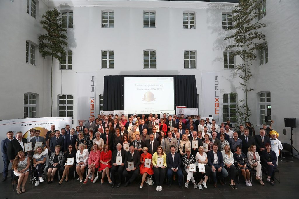 Meister.Werk.NRW 2018 - Auszeichnungsfeier am 18.06.2018 Alle Preisträgerinnen und Preisträger des Meister.Werk.NRW 2018. (Foto: MULNV/Yavuz Arslan)