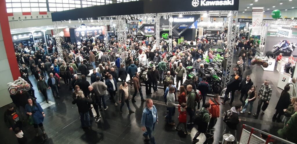 Motorradmesse in Dortmund: Jedes Jahr ein Publikumsmagnet zum Saisonstart. Foto: Stefan Müller